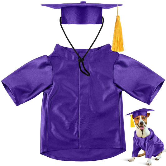 Luxurious Pet Graduation Cap & Gown for 2025 Celebrations! 🐾🎓
